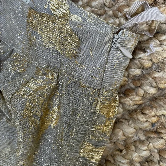 Anthropologie Moulinette Soeurs Gold Fallen Star Maxi Skirt size 2 🌟 - Picture 8 of 9